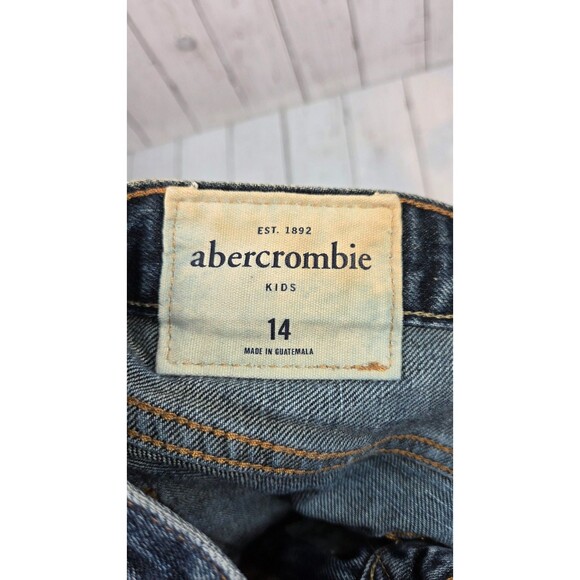 Abercrombie Kids Size 14 The A&F Skinny Blue Denim Jeans Youth EUC - Picture 6 of 11